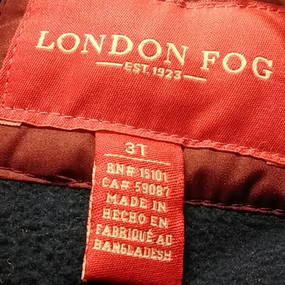 London Fog girl Jacket 4076p - Picture 3 of 4